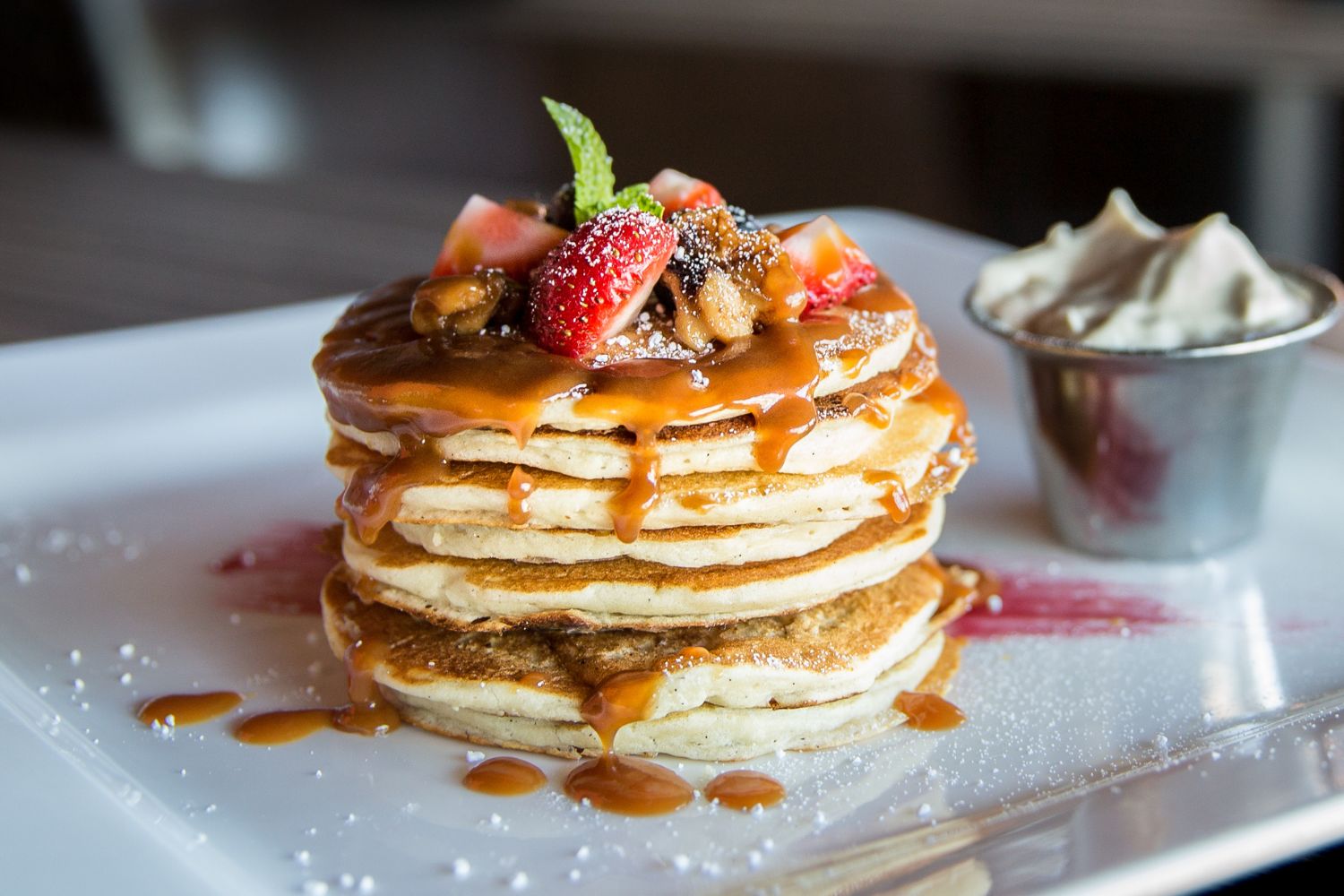 Pancake là một loại bánh khá phổ biến ở châu Mỹ